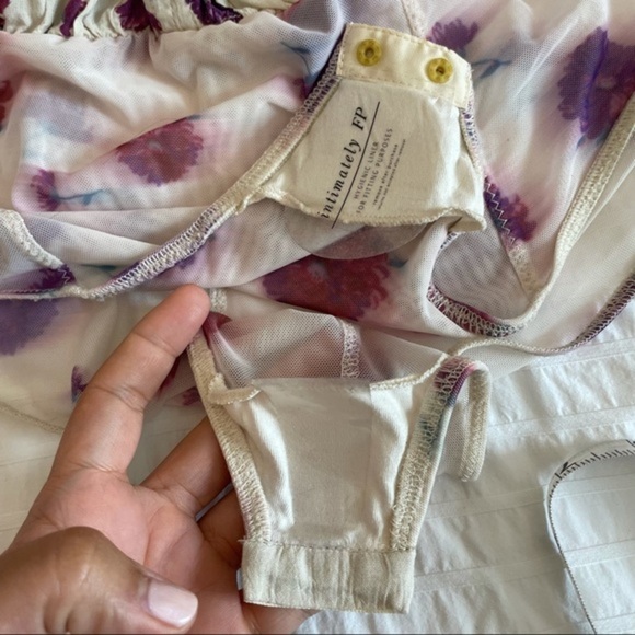 NWOT Free People Poppy Printed Bodysuit - Picture 9 of 13